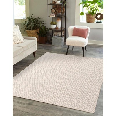 Unique Loom Lattice Wool Collection Area Rug - Divya