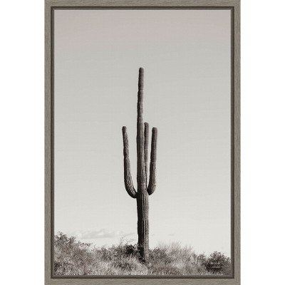 Amanti Art Saguaro Afternoon by Nathan Larson Framed Canvas Wall Art