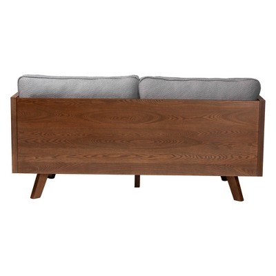 Baxton Studio Uriel Boucle Fabric Sofa