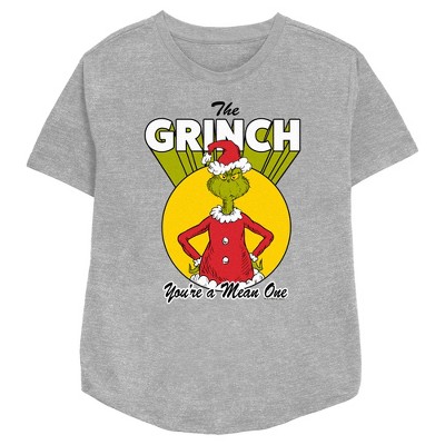 Women's Dr. Seuss Christmas Grinch You're a Mean One T-Shirt