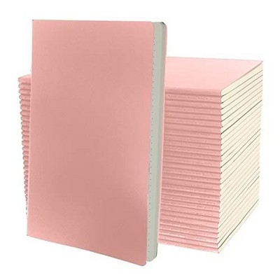 Simply Genius A5 Dotted Notebooks with Softcover - Journals for Writing - Grid Notebook - 92 pages, 8.2" x 5.5" (Pink, 6 pack)