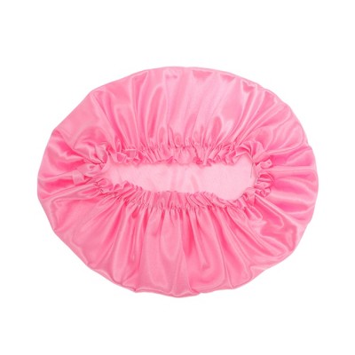Unique Bargains Women Durable  Shower Cap for Hotel Travel 2pcs