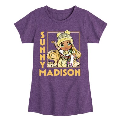 Girls' - Rainbow High - Sunny Madison Winter Gear Fitted Short Sleeve Graphic T-Shirt