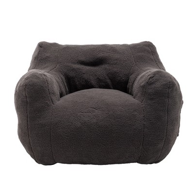 Maliang Bean Bag Sofa Chair with Armrests Stuffed High-Density Foam, Lazy Sofa for Adults in Living Room,Bedroom Reading