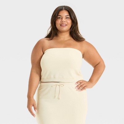 Women's Leisure Studio French Terry Tube Top - Universal Thread™