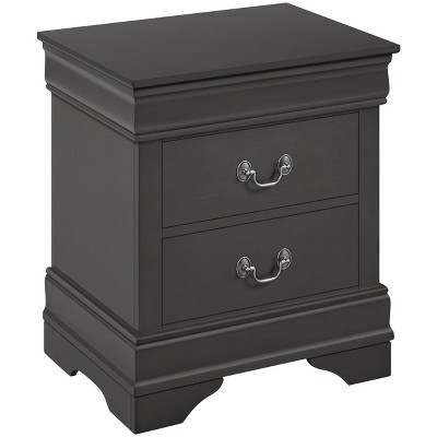 Yaheetech Modern 2-drawer Nightstand Bedside Table