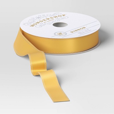 Christmas Humble Cheer Premium Ribbon Gold - Wondershop™