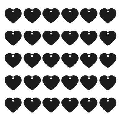 Unique Bargains Lightweight Necklace Bracelet Making Aluminum Blank Pet ID Tags 30 Pcs 1.5"