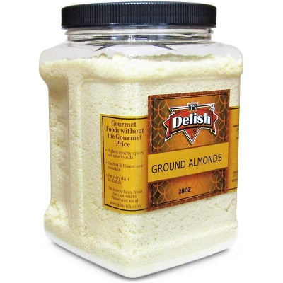 Ground Almond Powder (Pure Kosher Meal) by It's Delish, 28 Oz Jumbo Container
