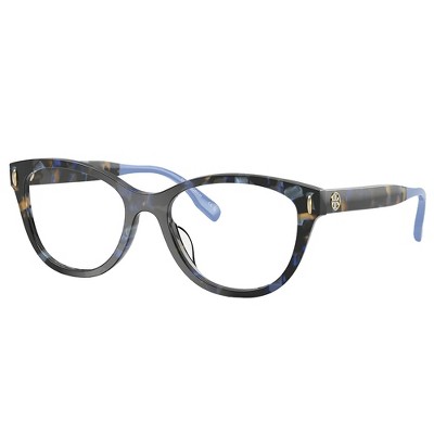 Tory Burch TY 2137U 2034 Womens Pillow Eyeglasses Blue & Tortoise 47mm