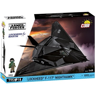 COBI Armed Forces F-117® Nighthawk® Aircraft Building Set - 795 Pieces