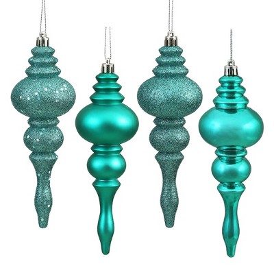 Vickerman 7" Finial Ornament 8/Pk