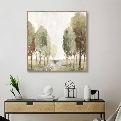 Masterpiece Art Gallery 35"x35" Valley of Green Wall Art
