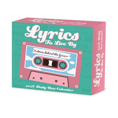 Willow Creek Press 2026 Lyrics to Live By Box Calendar
