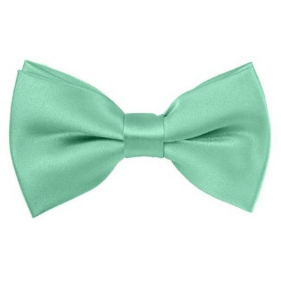 Men's Solid Color 2.5 W And 4.5 L Inch Pre-Tied adjustable Bow Ties