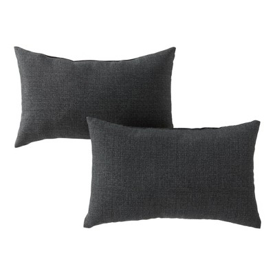 Kensington Garden 2pc 19"x12" Rectangular Outdoor Lumbar Pillows