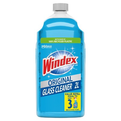 Windex Glass Cleaner Original Blue Refill Bottle