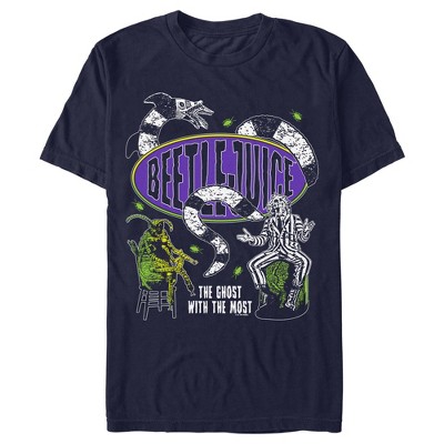 Men's Beetlejuice The Ghost With the Most and Crew T-Shirt
