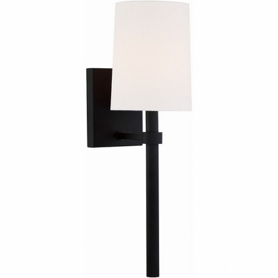Crystorama Lighting Bromley 1 - Light Sconce in  Black Forged