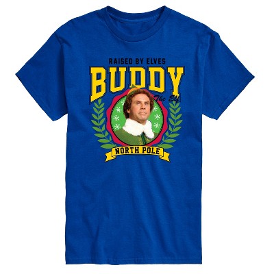 Men's - Elf - Buddy Raised By Elves Short Sleeve Graphic T-Shirt