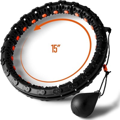 SQUATZ Detachable Smart Weighted Hola-Hoop with 360° Rotating Ball for Adults & Kids - SQDHOH-1
