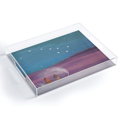 MsGonzalez The sun will come out again Acrylic Tray - Deny Designs
