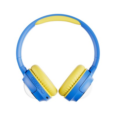 Contixo KB6 Kids Wireless Bluetooth Headphones,  LED Lights Adjustable Headband Mic Lightweight Noise-Limiting Design for Boys & Girls