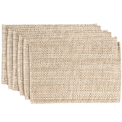 Two Tone Cotton Woven 13x19 Placemat Sets by Sweet Home Collection®