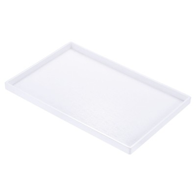 Unique Bargains Plastic Fast Food Reusable Mosaic Texture Serving Tray 1 Pc