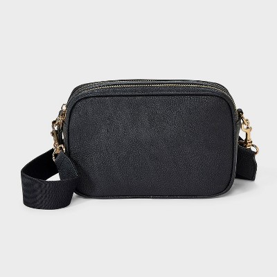 Double Zip Camera Crossbody Handbag - Universal Thread™