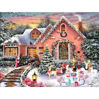 Sunsout A Happy Christmas 1000 pc Jigsaw Puzzle 45440