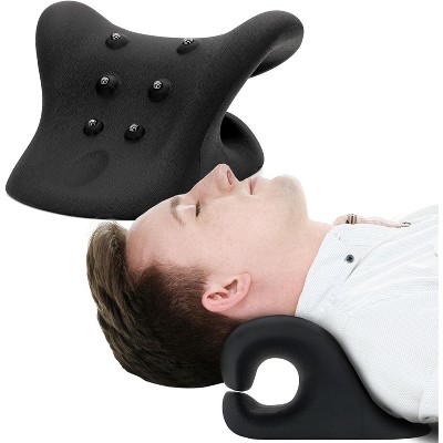 HealthSmart Neck & Shoulder Traction Device, Neck & Shoulder Relaxer, Magnetic Therapy, Cervical Spine Alignment and TMJ Relief, Neck Pain Relief,
