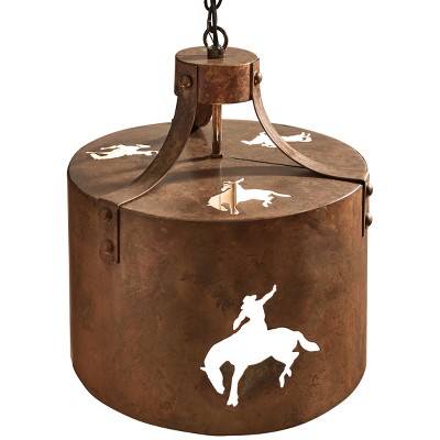 Park Designs Bucking Bronco Pendant Lamp