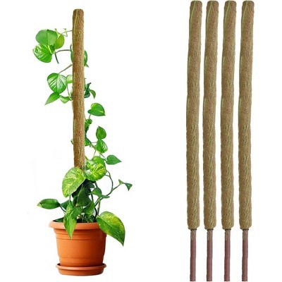 Palm Naki Coconut Coir Totem Pole Plant Support Set of 4