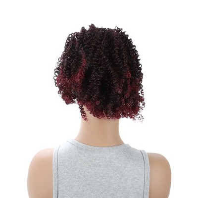 Unique Bargains Women's Fluffy Ponytail Short Hair Hair Extension High Temperature Fiber 9.8IN 1 Pc
