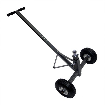 Tow Tuff TMD Adjustable Solid Steel Portable Trailer Dolly with Swivel Caster