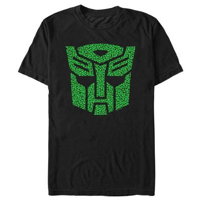 Men's Transformers St. Patrick's Day Cloverfield Autobot Logo T-Shirt