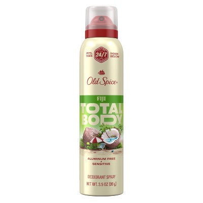 Old Spice Whole Body Spray Deodorant for Men - Fiji - Aluminum-Free 3.5oz