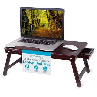 BirdRock Home Bamboo Laptop Bed Lap Tray - Natural