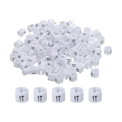 Unique Bargains Round Color Coding Reusable Easy to Recognize Garment Hanger Marker 150 Pcs