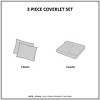 NicBex 3 Pcs Reversible Comforter Set with Square Check Pattern Bedding Set Quilt Set 1 Quilt, 2 Pillow Shams, Machine Washable - 2 of 4