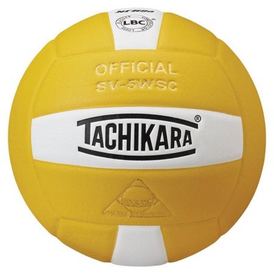 Tachikara GDW Indoor Sensi Tec Composite Competition Volleyball - Gold/White