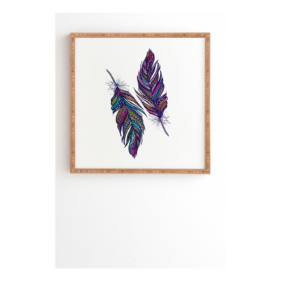 Stephanie Corfee Festival Feathers Framed Wall Art by Deny Designs