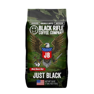 Black Rifle Coffee Company Just Black Medium Roast Ground Coffee - 18oz