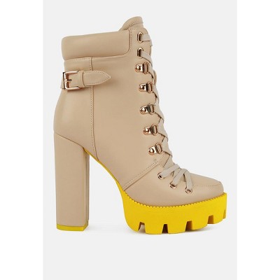 Larch Cushion Collared Biker Boots Women