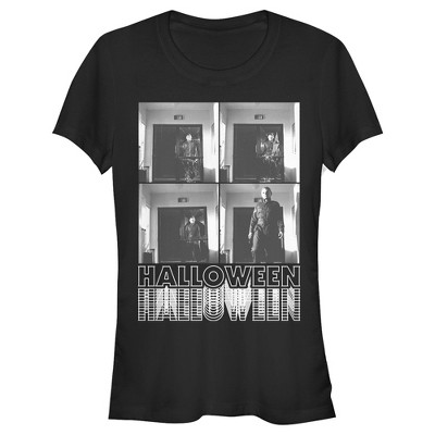 Juniors Womens Halloween II Photo Sequence T-Shirt