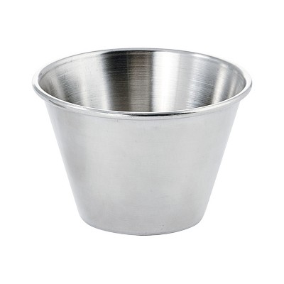Winco Stainless Steel Sauce Cup, 4 oz - Pack of 12