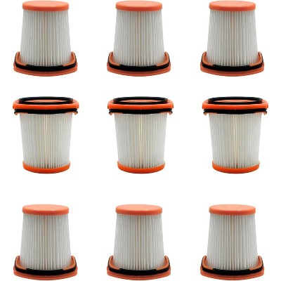 Nispira WS642AE WS640AE HEPA Filter Replacement for Shark Vacuum Wandvac Self-Empty System Ultra-Lightweight Powerful Cordless Stick, 9 Packs