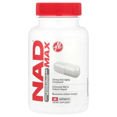 Metabolic Nutrition NAD MAX™ , Anti-Aging Cellular Rejuvenator, 30 Capsules