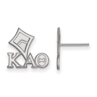 Black Bow Jewelry Sterling Silver Kappa Alpha Theta Greek Life Stud Earrings
